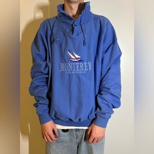 Blue Monterey California Men's Sweatshirt
